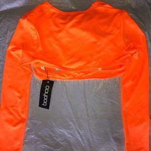 Long sleeve crop top